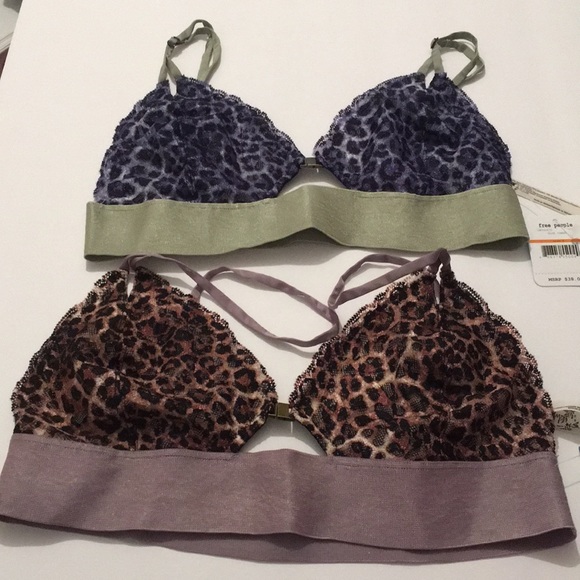 Free People Other - Intimately Free People Blue Purple 2 Bralettes